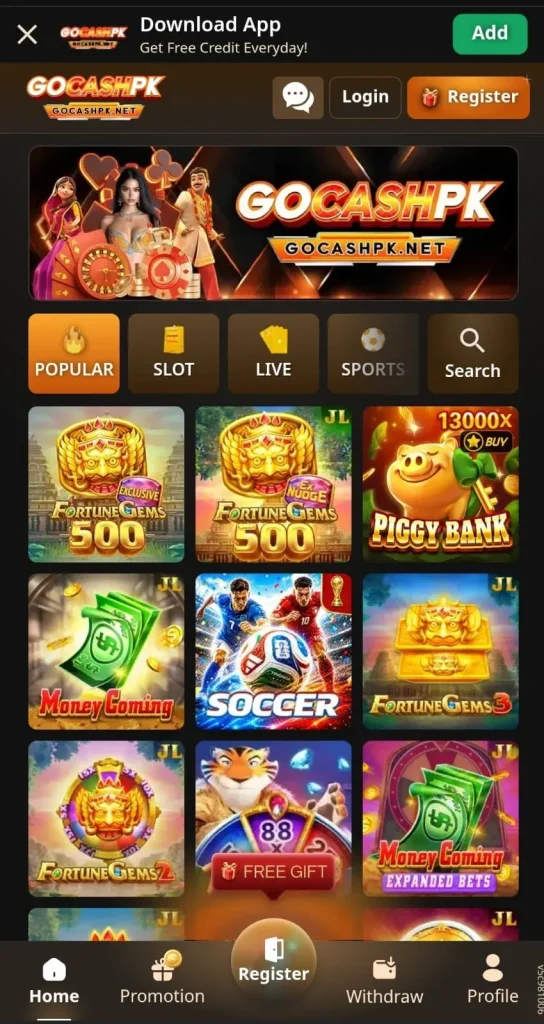 GoCashPK Game