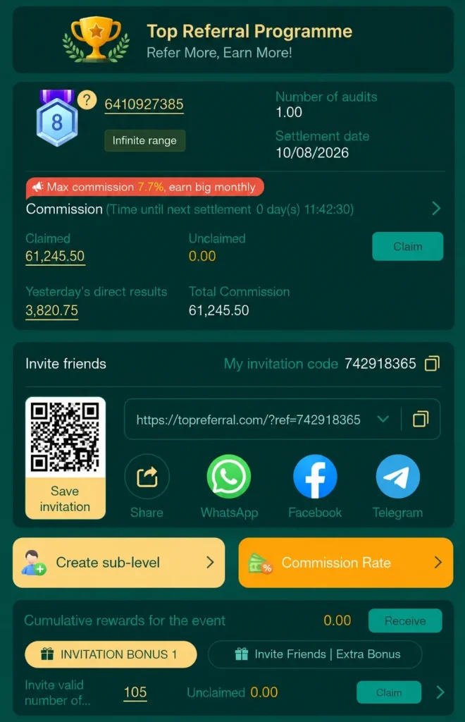 Referral Rewards